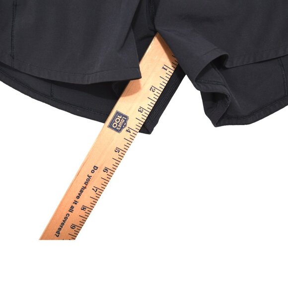 Lululemon Speed Up Shorts 3" Black Size 2 Tall Athleisure Running Gym Minimalist - Picture 4 of 6